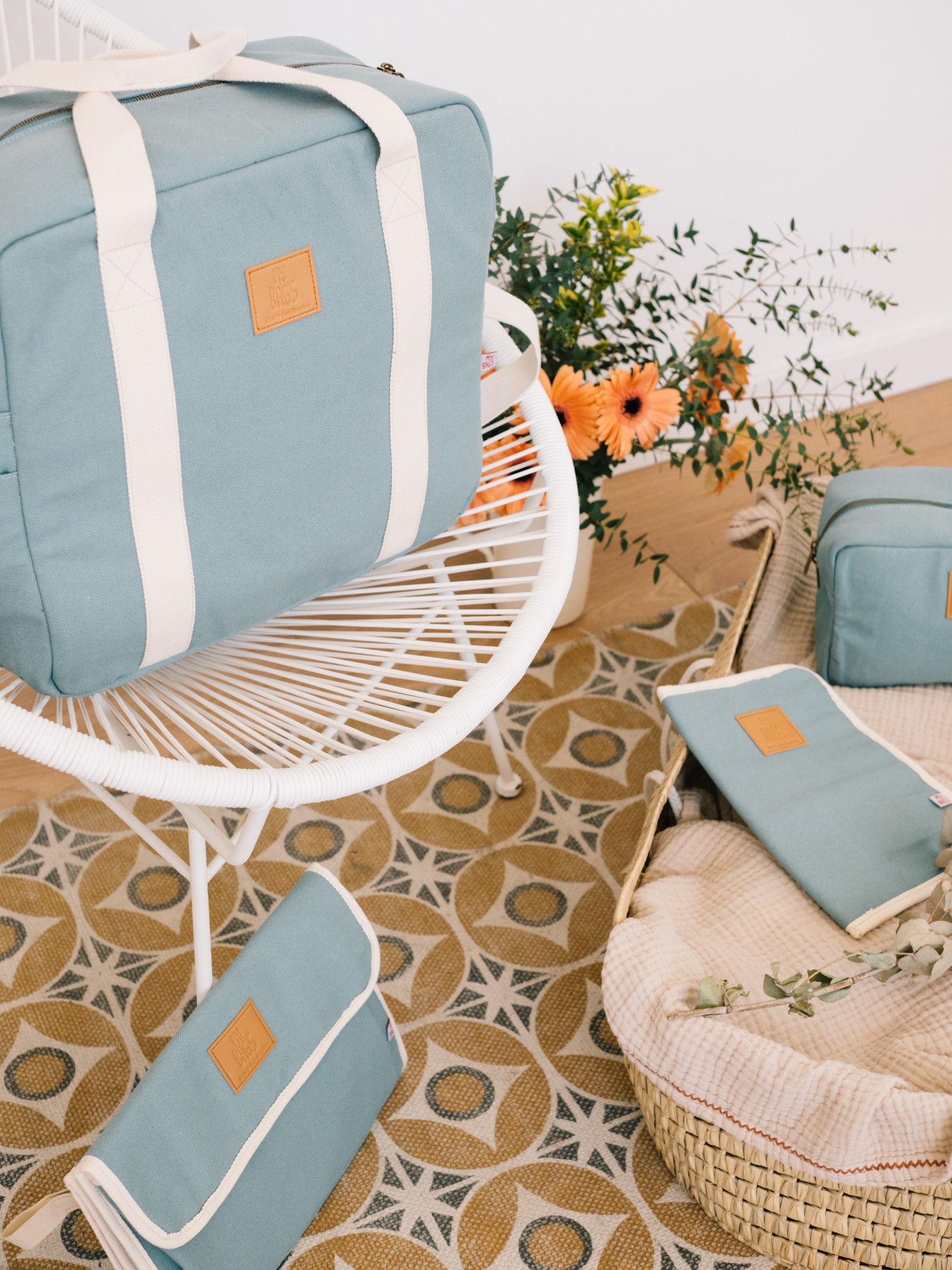 My Bag's, Torba Family Bag Happy Family Aquamarine My Bag's, Torba Family Bag Happy Family Aquamarine