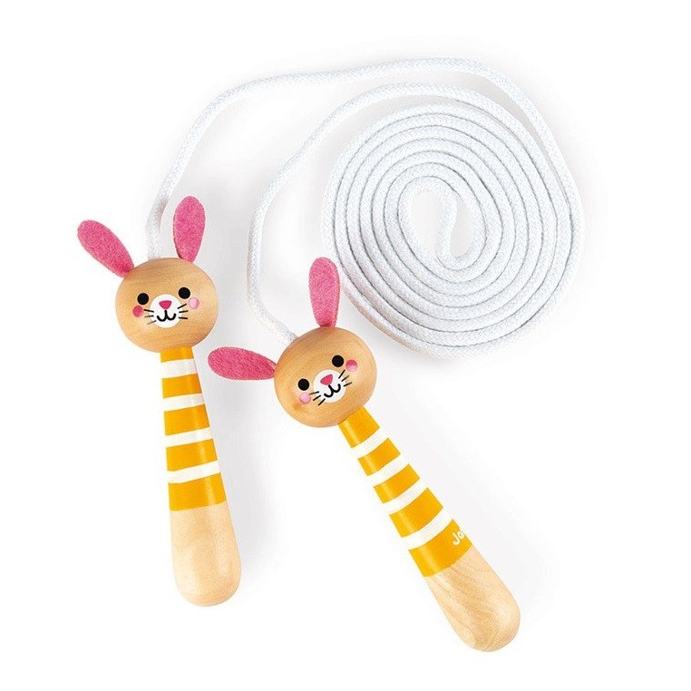 Janod, Skakanka z drewnianymi rączkami Zajączek