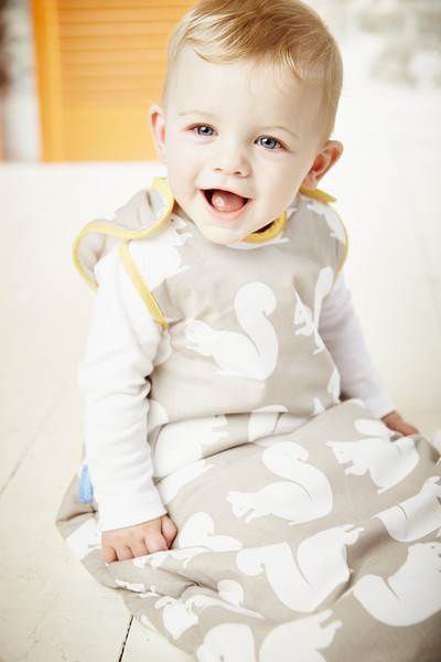 Gro Company, Śpiworek Grobag Kissing Squirells - grubość 2,5 tog 6-18 m