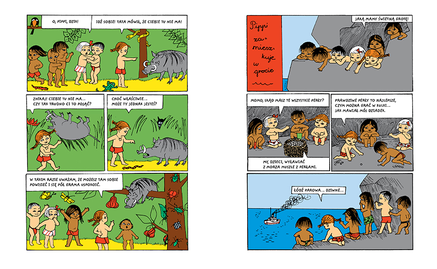 Pippi nie chce być duża i inne komiksy, Astrid Lindgren, Ingrid Vang Nyman