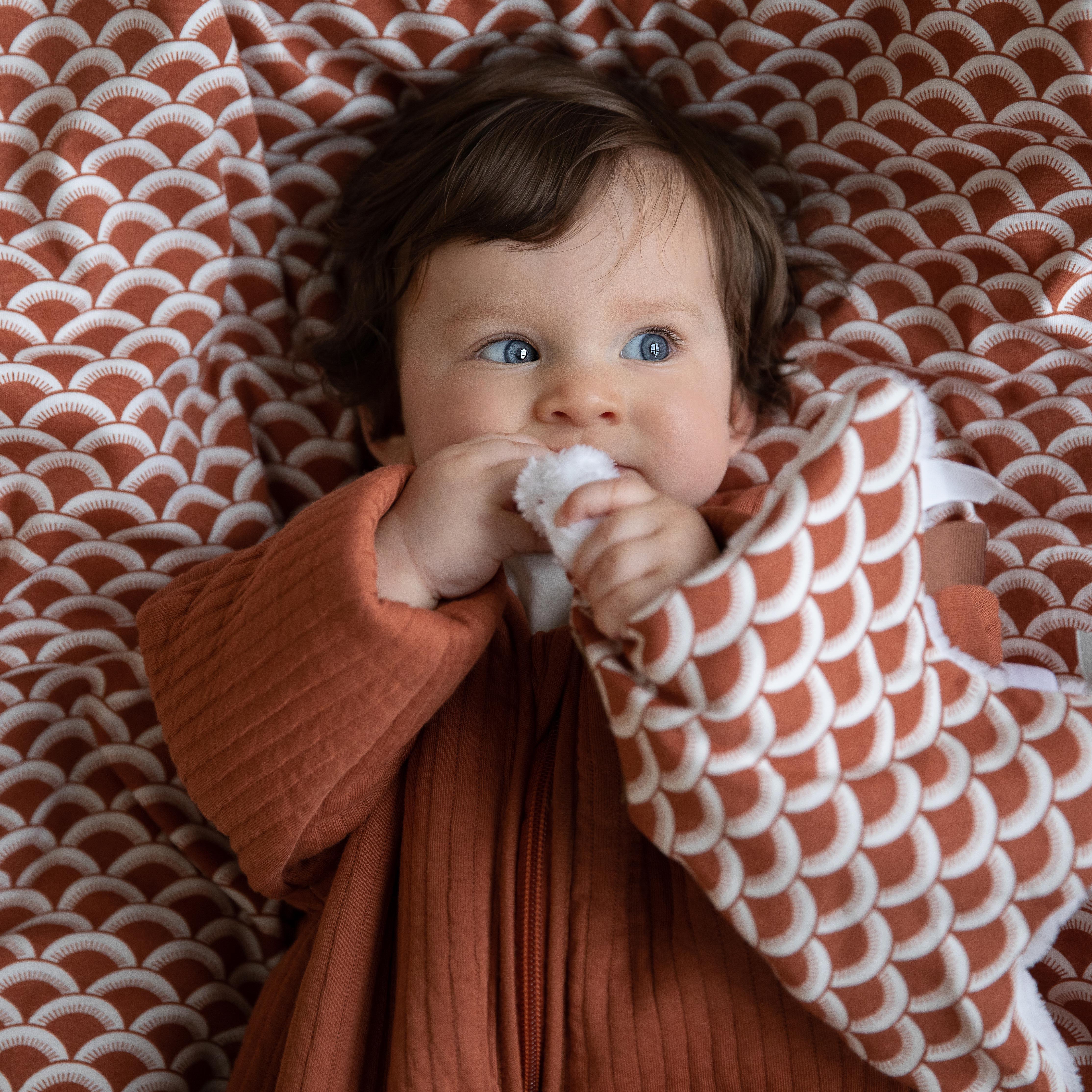 Little Dutch Śpiworek z odpinanymi rękawkami 90cm Sunrise Rust