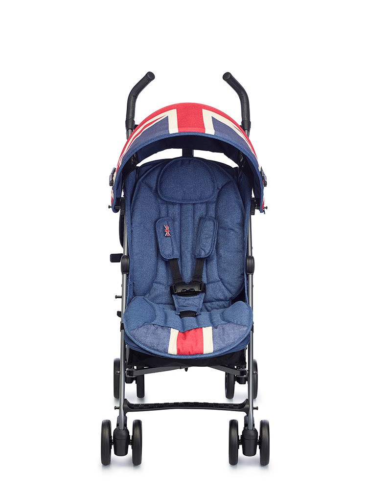 Easywalker, Wózek spacerowy z osłonką przeciwdeszczową 6,5kg Union Jack Vintage Easywalker, Wózek spacerowy z osłonką przeciwdeszczową 6,5kg Union Jack Vintage