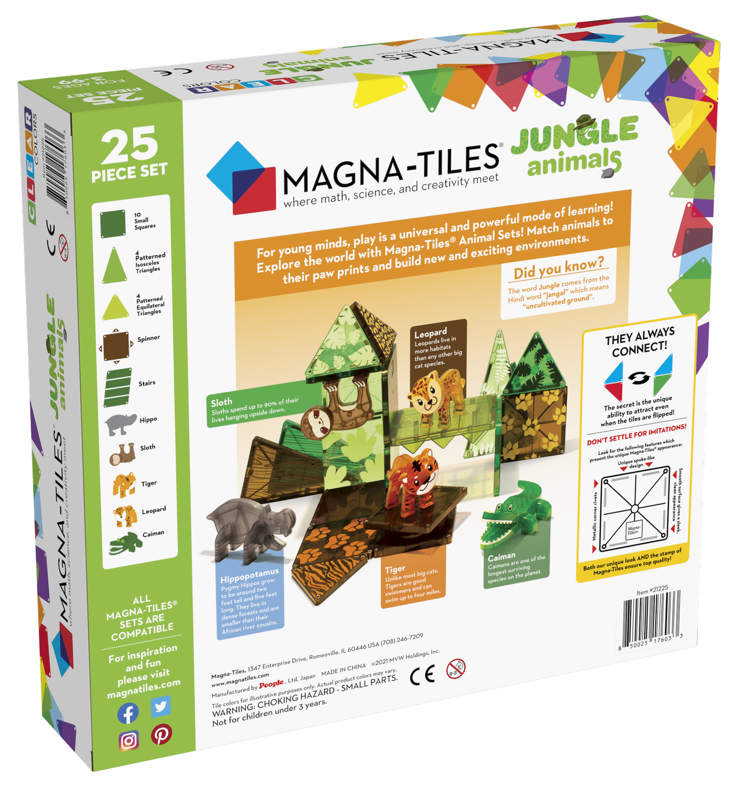 Magna-Tiles, Klocki Magnetyczne 25 el. Magna-Tiles, Klocki Magnetyczne 25 el.
