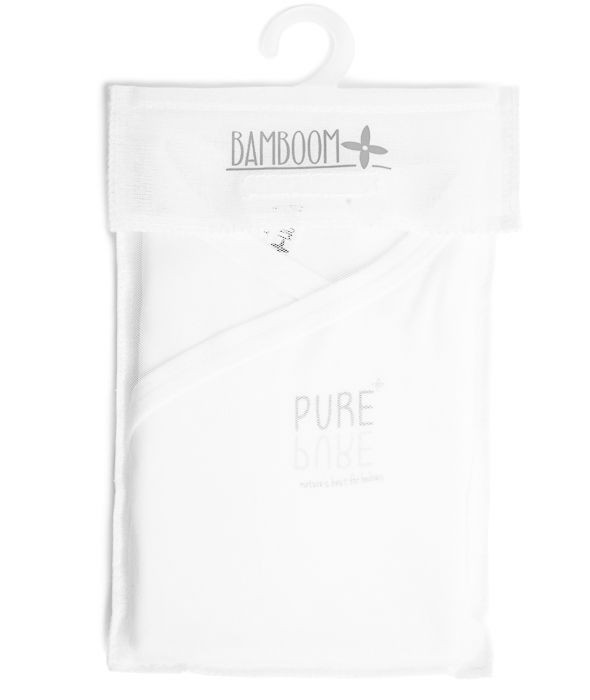 Body niemowlęce z długim rękawem 9-12m - 100% bambus organiczny (białe)