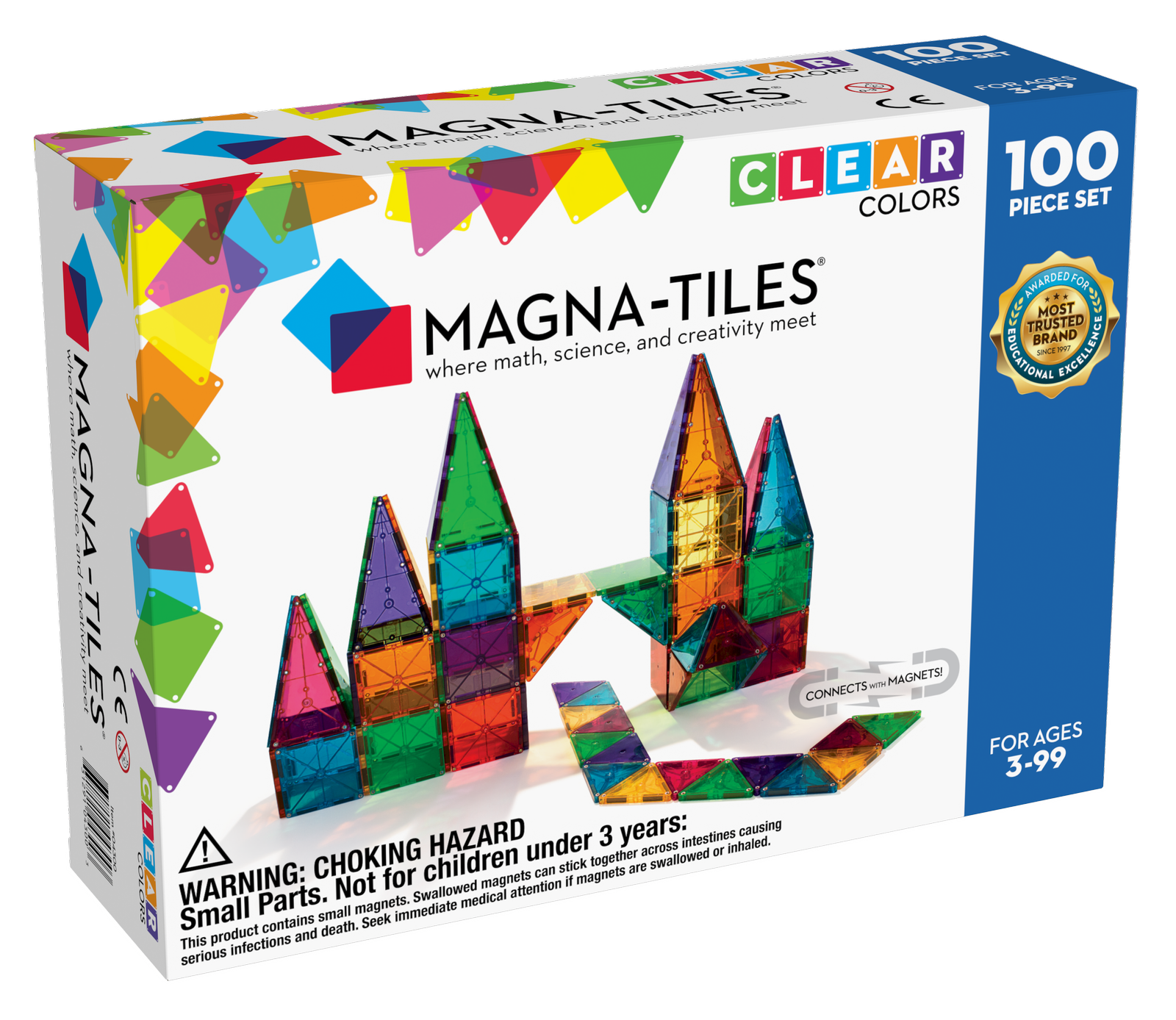 Magna-Tiles,  Klocki Magnetyczne Classic 100 el