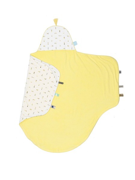 SnoozeBaby, Ręcznik z kapturkiem żółty SnoozeBaby, Ręcznik z kapturkiem żółty
