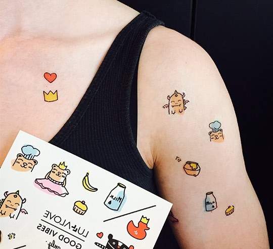 Lullalove,Tatuaż zmywalny