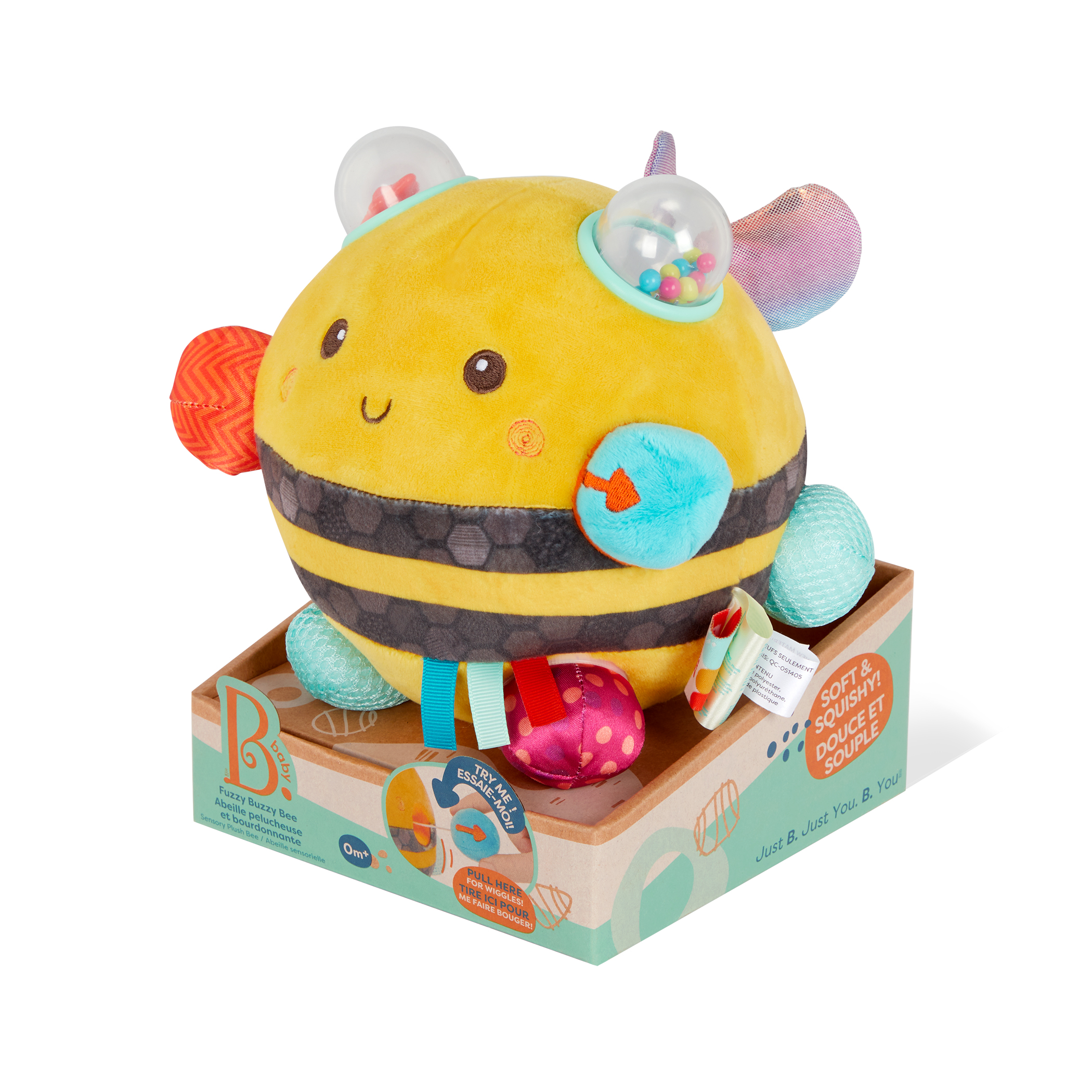 Btoys, Fuzzy Buzzy Bee – brzęcząca Pszczółka sensoryczna