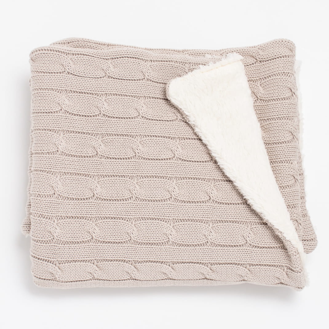 Bimbla, Kocyk ocieplany Noel - beżowy