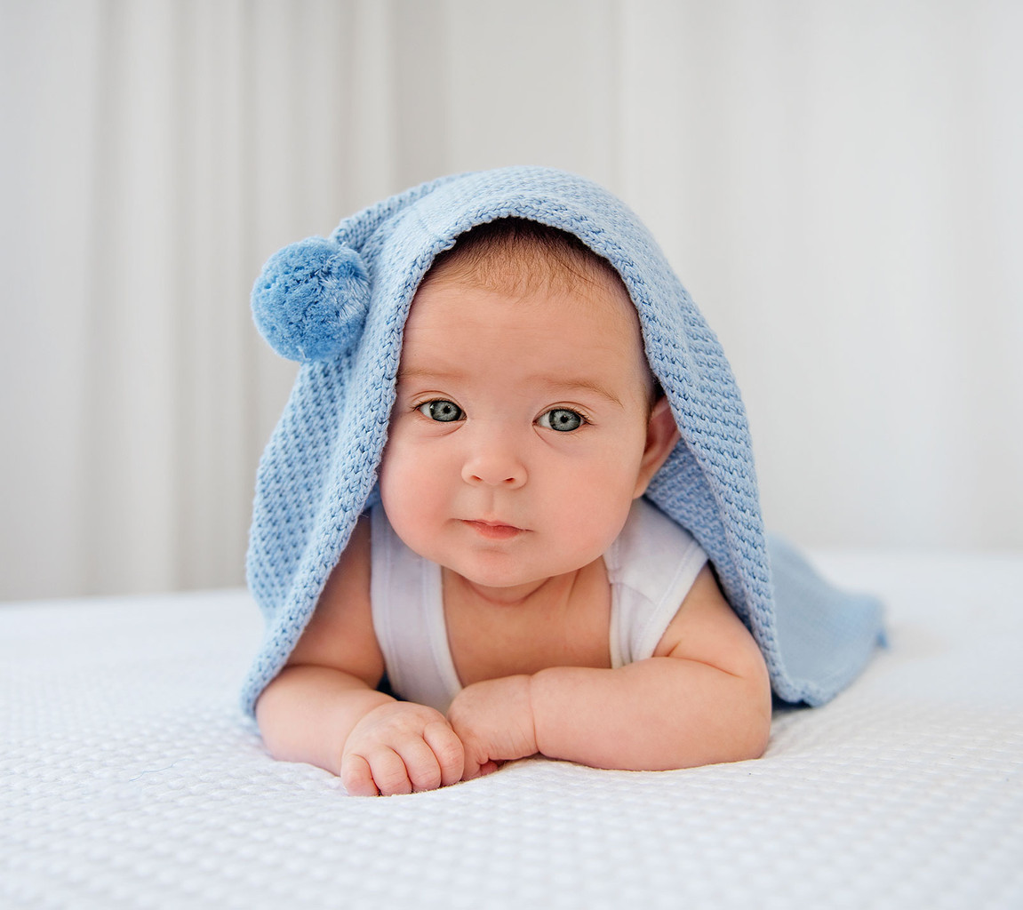 Lullalove, Śpiworek-kocykowy do spania - błękitny Lullavorek