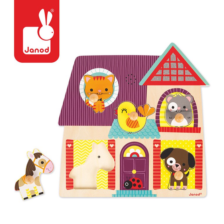Janod, puzzle muzyczne Moi mali przyjaciele,