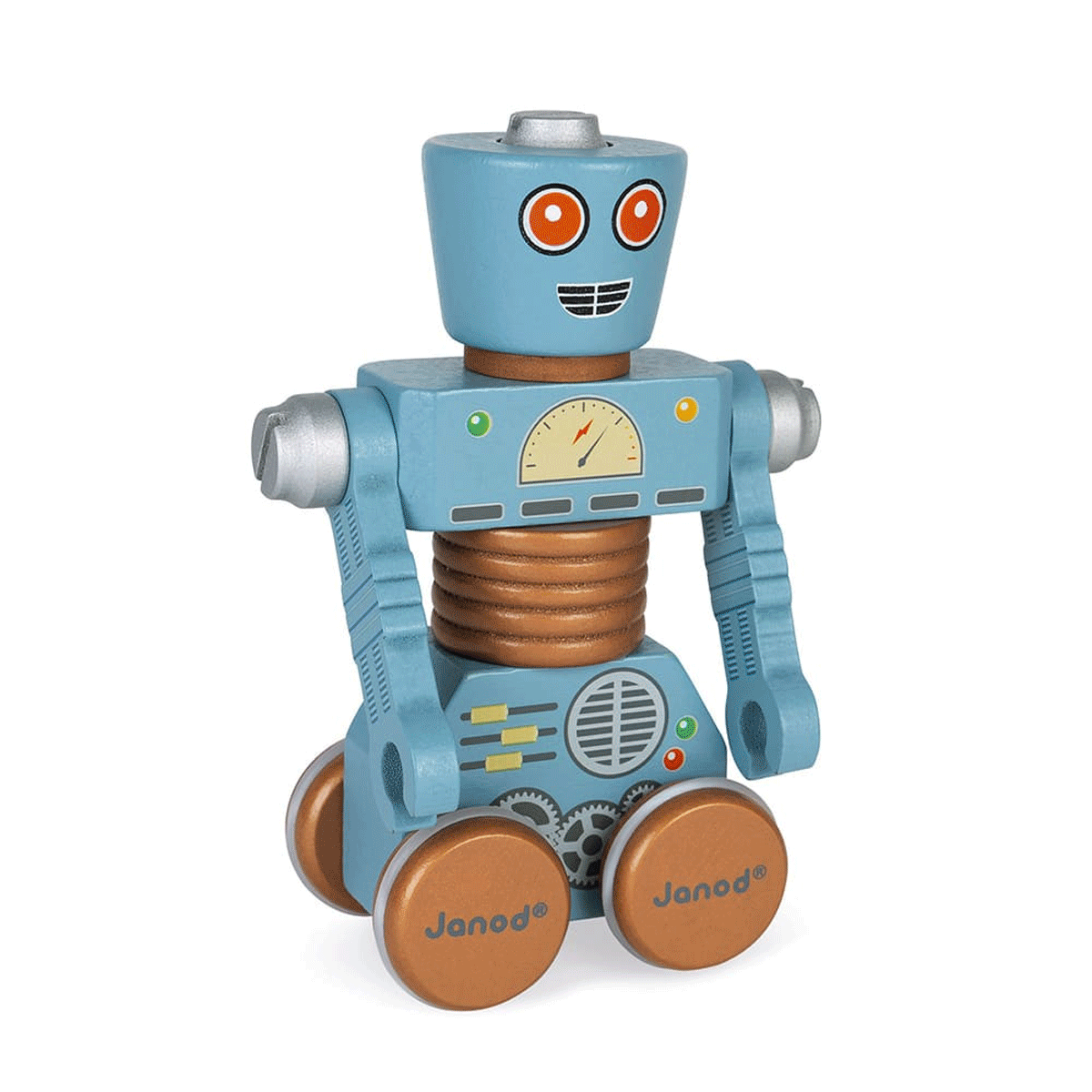 Janod, Drewniane roboty do składania ze śrubokrętem Brico'kids Janod, Drewniane roboty do składania ze śrubokrętem Brico'kids
