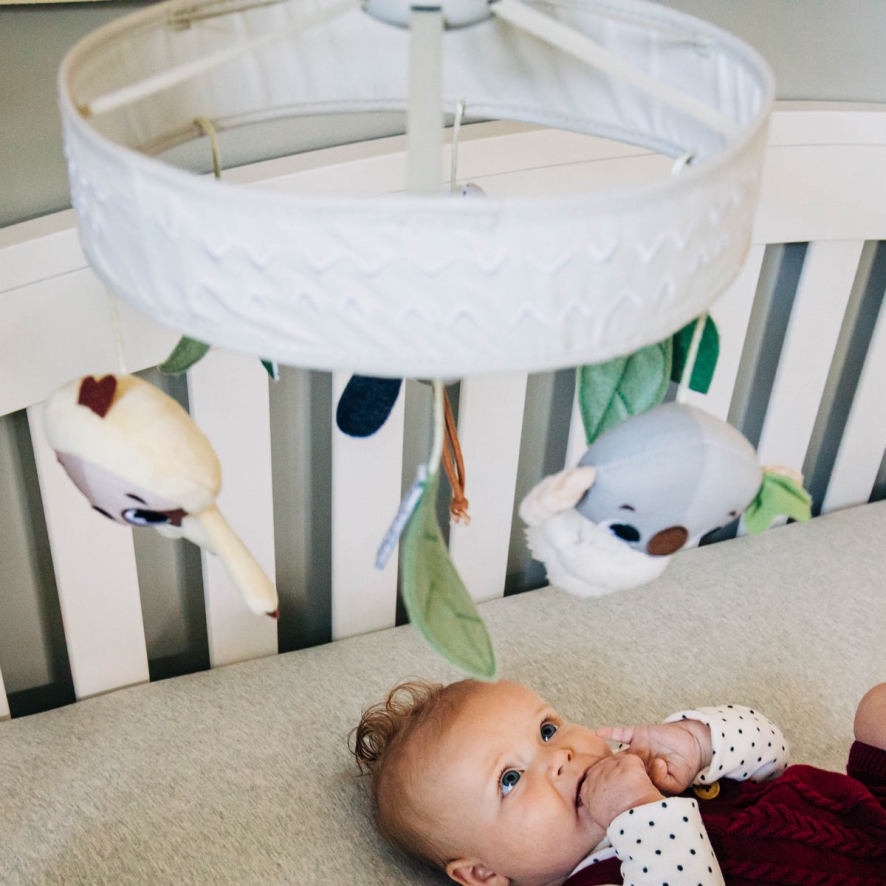 Tiny Love, Karuzela do łóżeczka z dźwiękami i szumem - Boho Chic