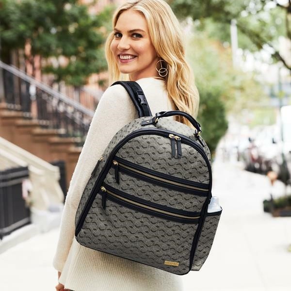 Skip Hop, Plecak Deco Saffiano Interweaved Lines