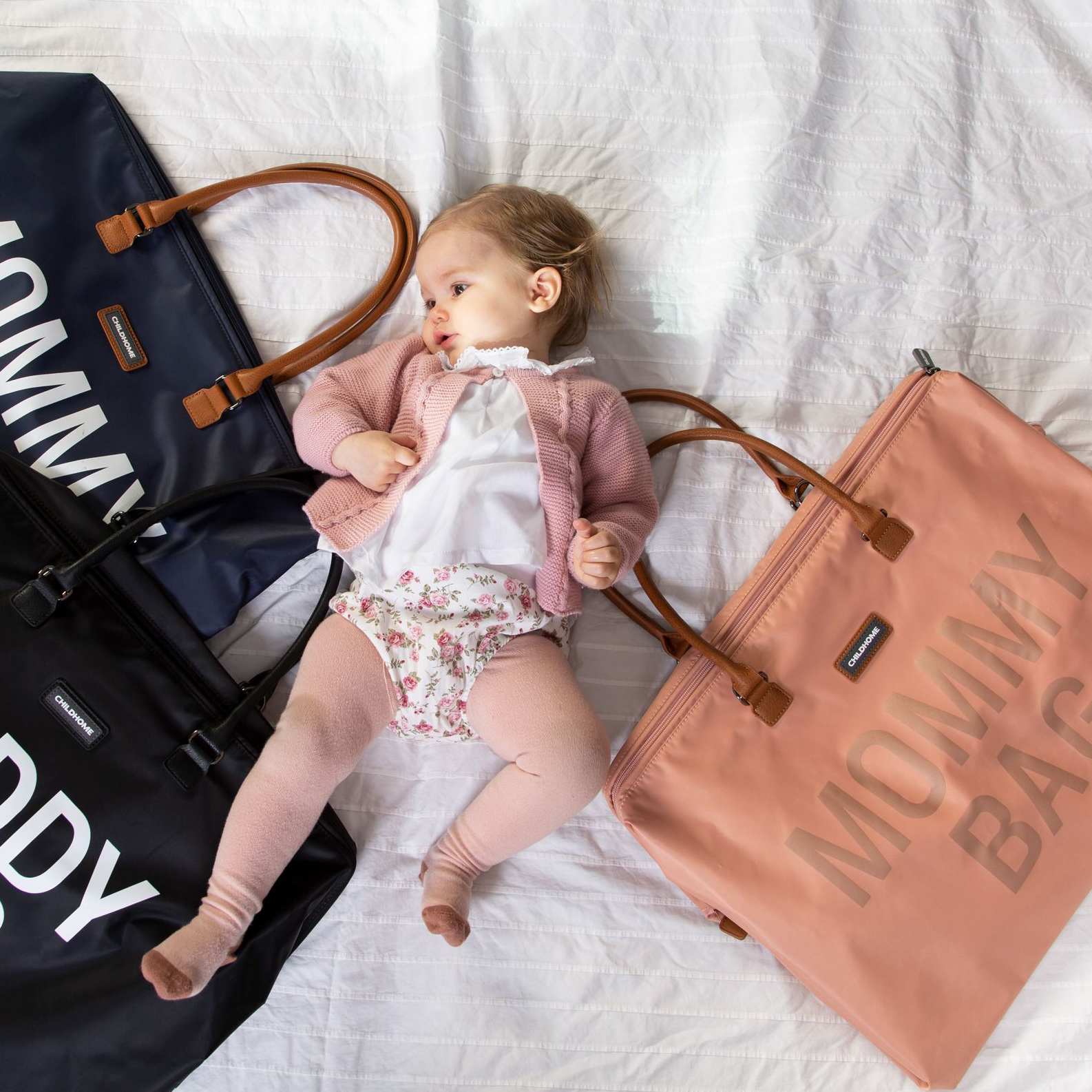 CHILDHOME, Torba podróżna Mommy Bag różowa CHILDHOME, Torba podróżna Mommy Bag różowa