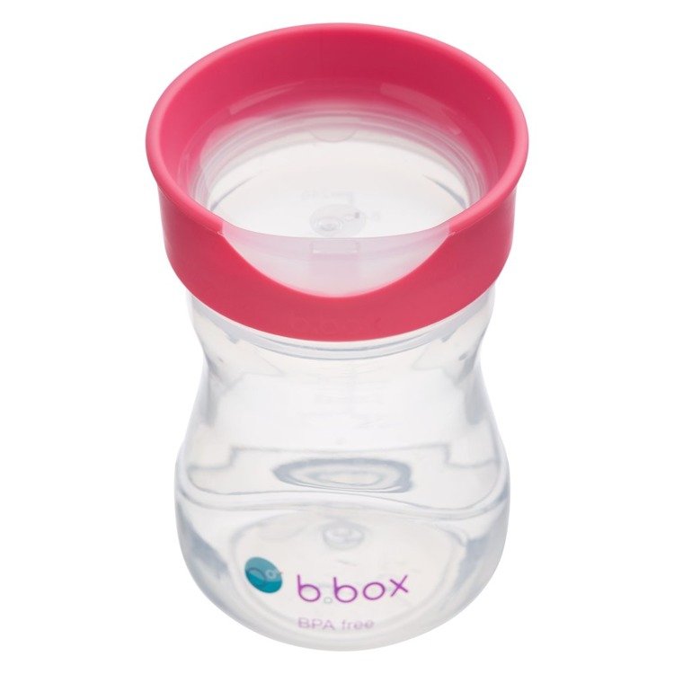 B.Box, Kubek 4w1 240 ml, malinowy B.Box, Kubek 4w1 240 ml, malinowy