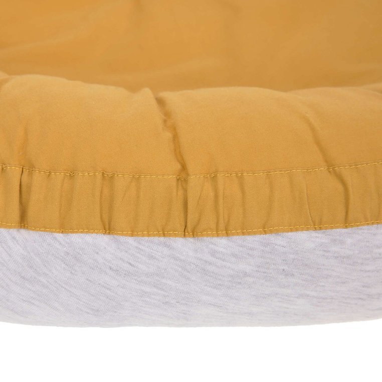Lassig, Kokon niemowlęcy dwustronny Cozy Home Baby Nest musztardowy