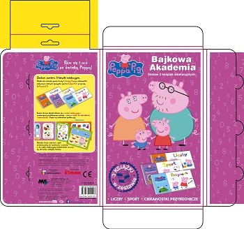 świnka peppa bajkowa akademia liczby sport ciekawostki przyrodnicze