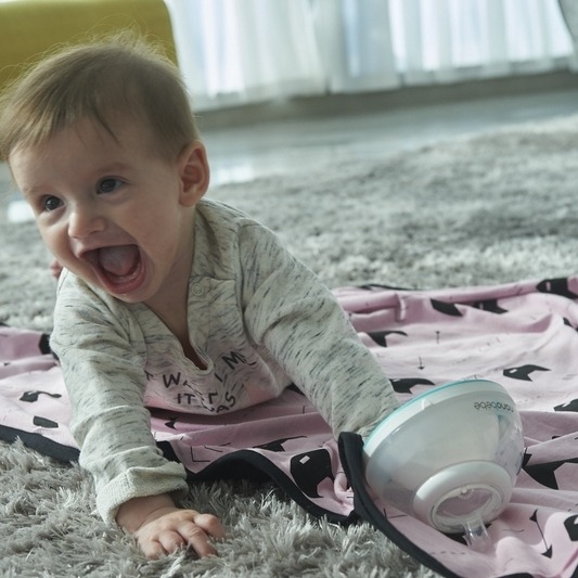 Nanobebe, Smoczek silikonowy na butelkę - szybki przepływ - 2 szt.