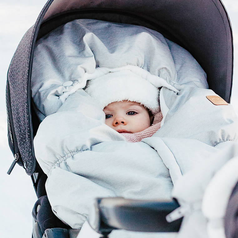 Beaba, Śpiworek zimowy do wózka 6-24m Heather grey Beaba, Śpiworek zimowy do wózka 6-24m Heather grey