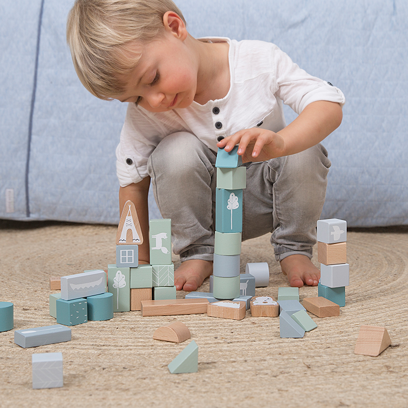 Little Dutch, Klocki Błękit Little Dutch, Klocki Błękit