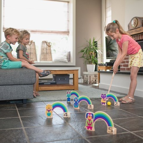 BS Toys, Drewniany krykiet Tęcza