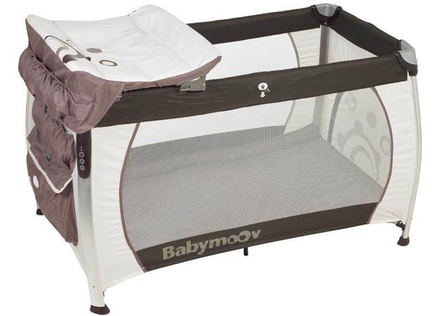 Łóżeczko turystyczne Silver Dream Babymoov - Chocolate / White