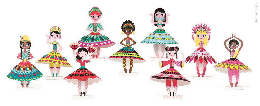 Janod, zestaw artystyczny Mandala Księżniczki świata,