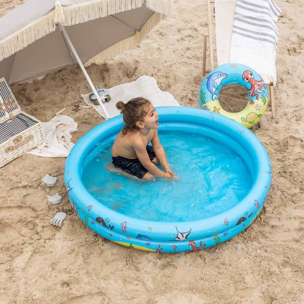 The Swim Essentials, Zestaw: basen, koło treningowe i piłka plażowa