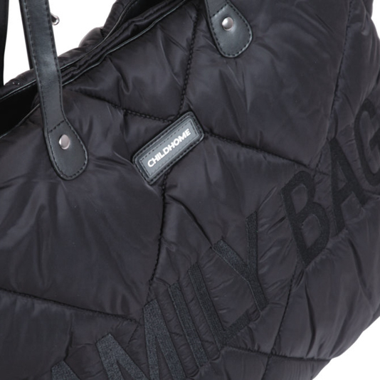 Childhome, Torba Family bag Pikowana Czarna Childhome, Torba Family bag Pikowana Czarna