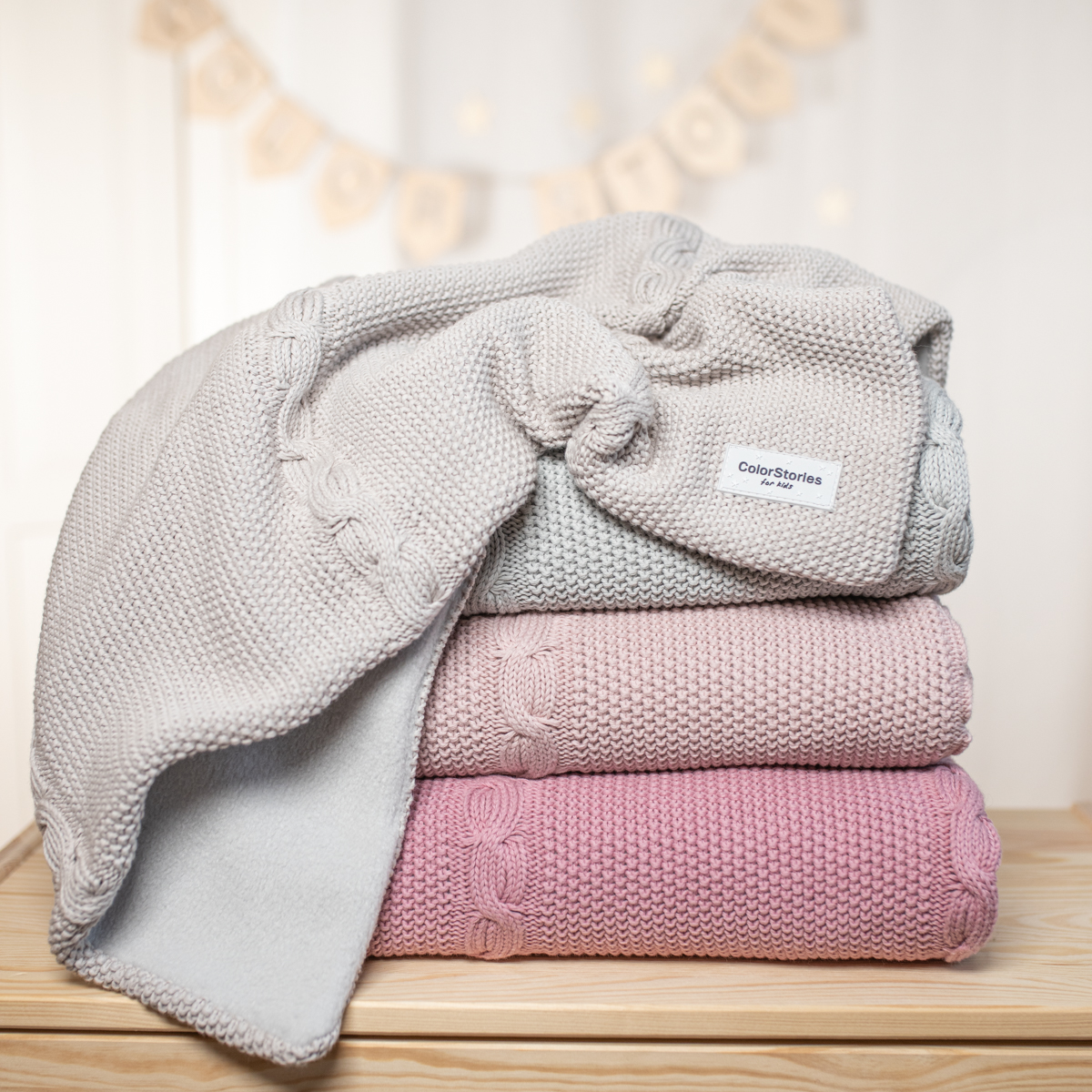 ColorStories, Kocyk ocieplany S Ciepły Beż