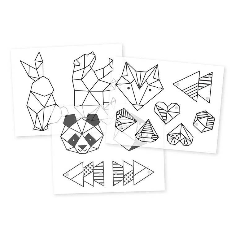 Janod, Zestaw kreatywny do tworzenia biżuterii z kurczliwego plastiku Geometrix 8+, Kolekcja 2022 Janod, Zestaw kreatywny do tworzenia biżuterii z kurczliwego plastiku Geometrix 8+, Kolekcja 2022