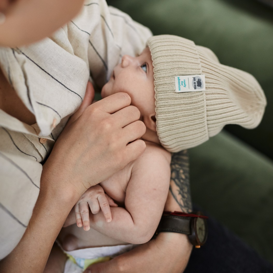 Pink no more, Czapka Beanie 0-24 miesiące Black