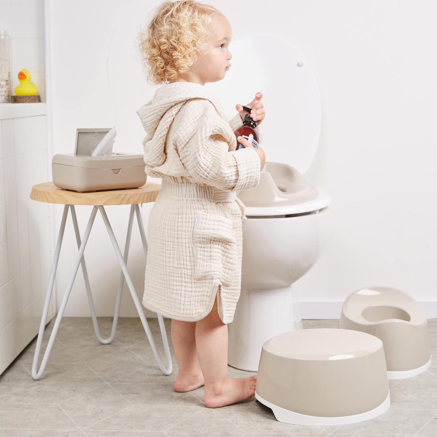 Bebe-Jou, Nakładka treningowa na sedes Taupe