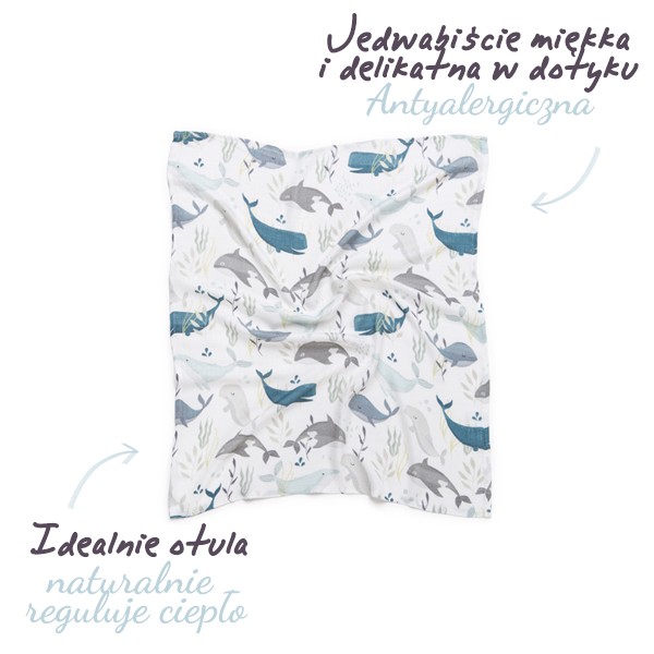 ColorStories, Otulacz S bambusowy Ocean ColorStories, Otulacz S bambusowy Ocean