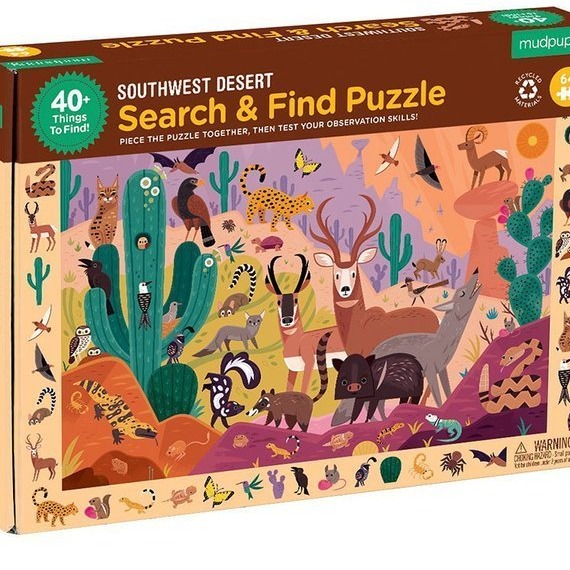 Mudpuppy, Puzzle obserwacyjne Amerykańska pustynia 64el.