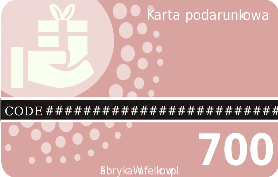 Karta podarunkowa 700 Karta podarunkowa 700