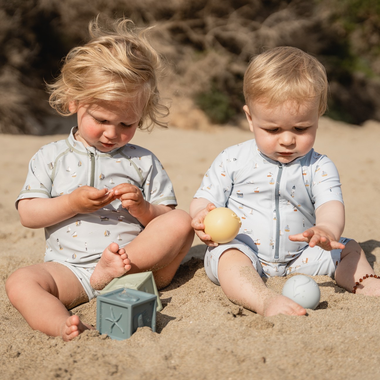 Little Dutch, Swimsuit chłopięcy 98/104 Sailors Bay Blue