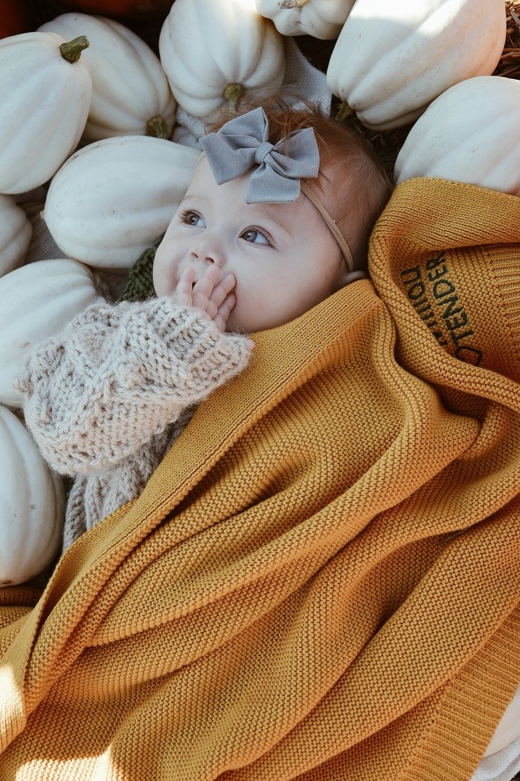 La Millou, Cotton Tender Blanket - Purple Love