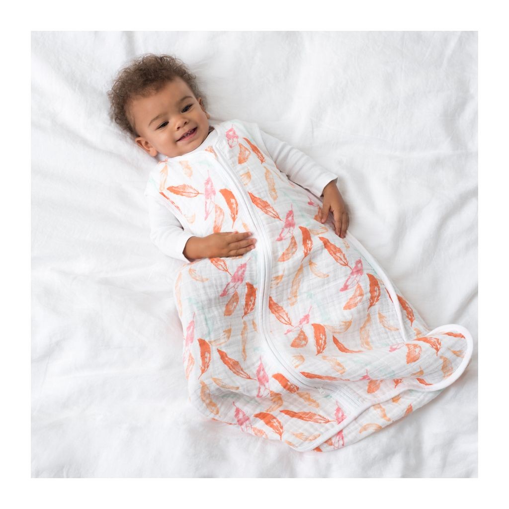 Aden & Anais, Śpiworek muślinowy petal blooms feathers 12-18 miesięcy