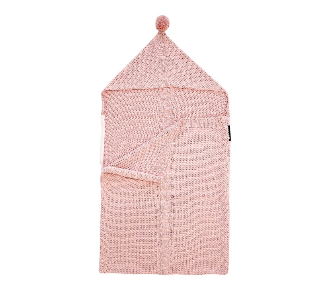 Lullalove, Śpiworek-kocykowy do spania - pudrowy róż Lullavorek Lullalove, Śpiworek-kocykowy do spania - pudrowy róż Lullavorek