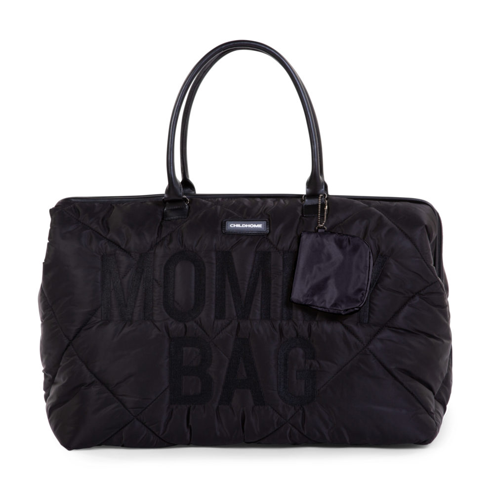 Childhome, Torba Mommy bag Pikowana Czarna Childhome, Torba Mommy bag Pikowana Czarna