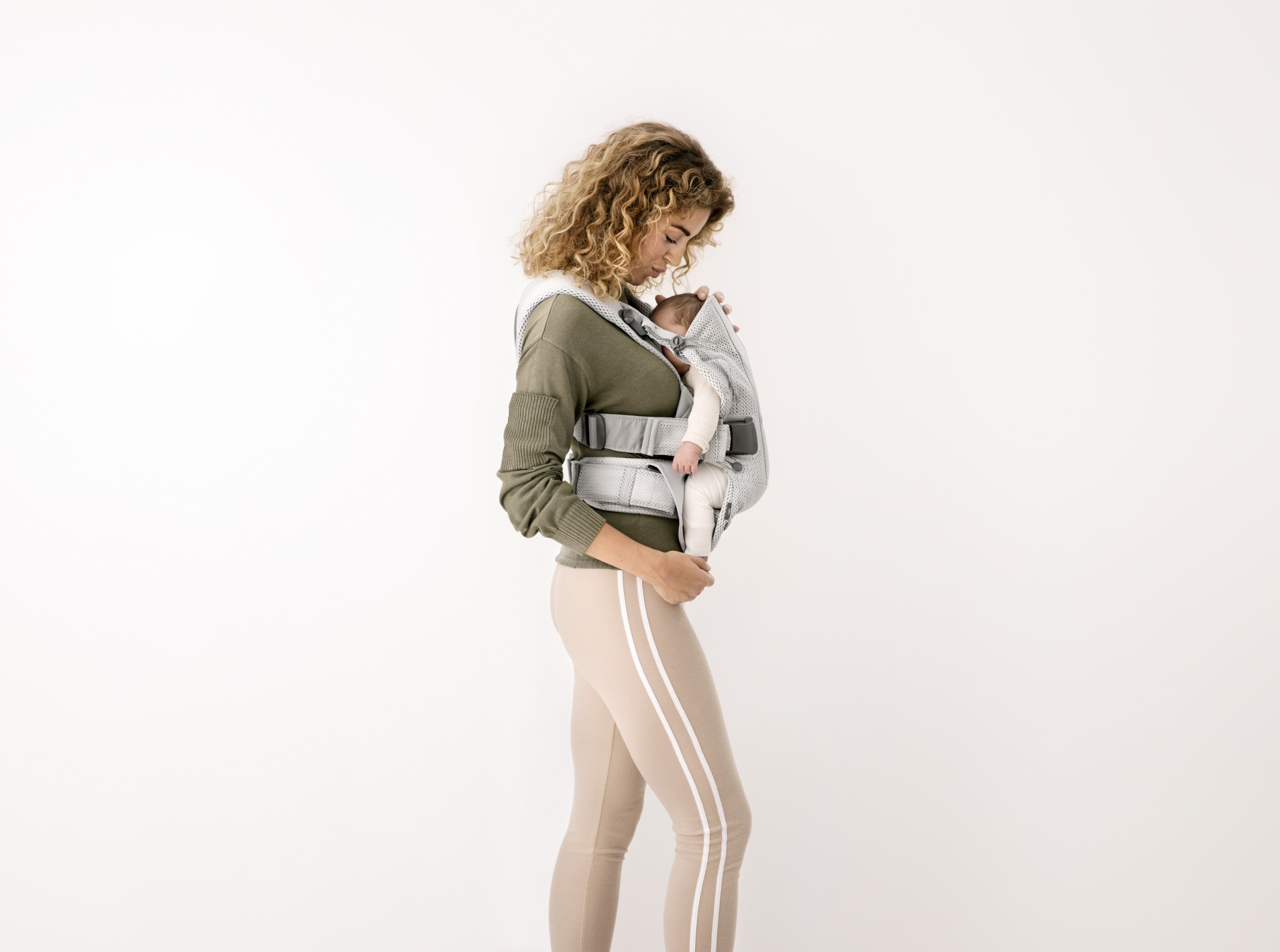 BabyBjorn, ONE AIR - nosidełko, Srebrny BabyBjorn, ONE AIR - nosidełko, Srebrny