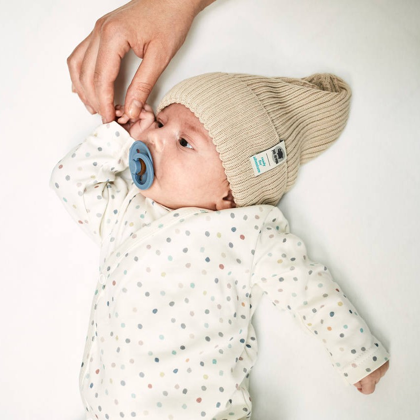 Pink no more, Czapka Beanie 0-24 miesiące Green