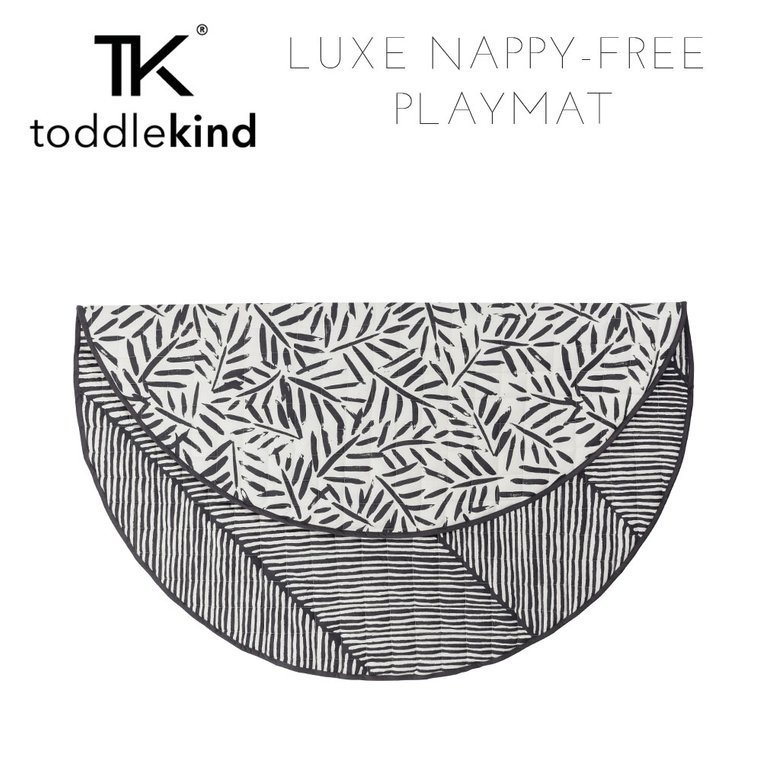 Toddlekind, Mata do zabawy z bawełny organicznej dwustronna nieprzemakalna Nappy Free Playmat Anchor