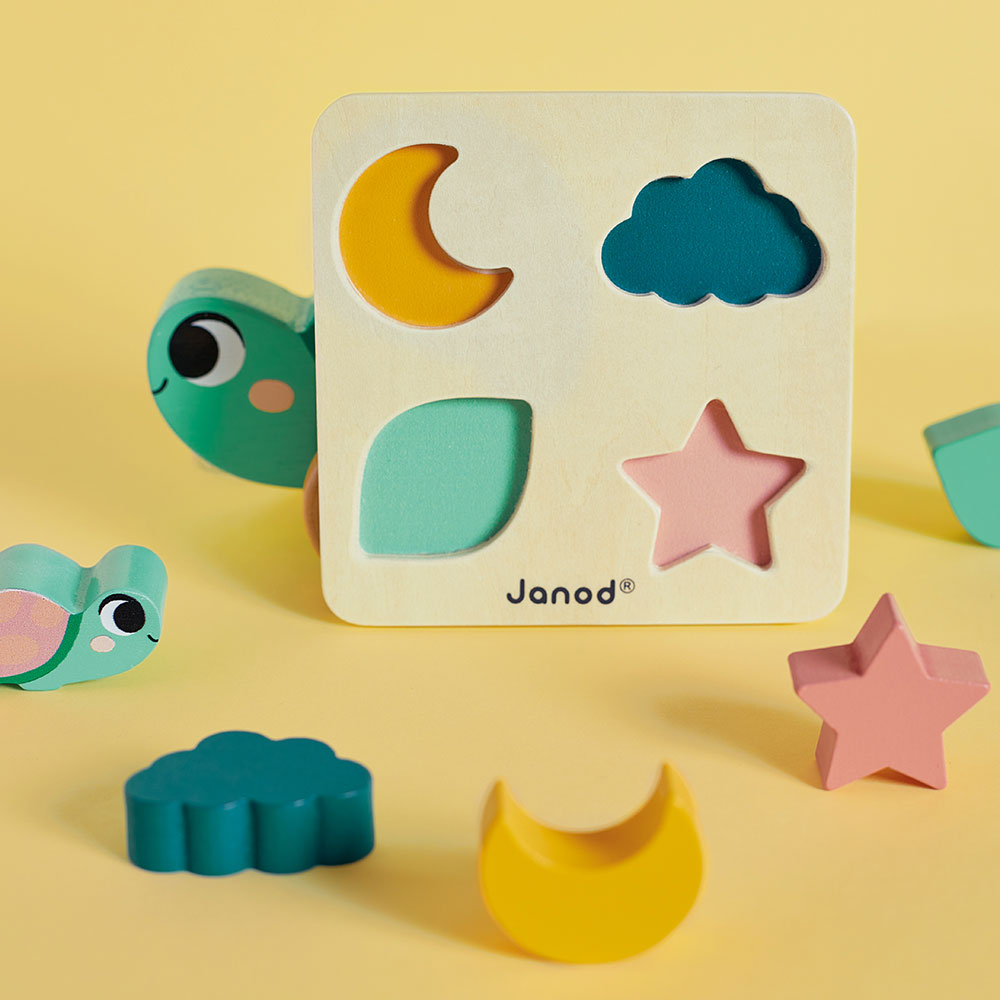 Janod, Zestaw zabawek edukacyjnych Box 18 Janod, Zestaw zabawek edukacyjnych Box 18