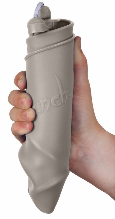 Zwijane wiaderko silikonowe Pudrowy Szare