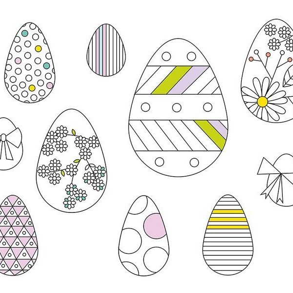 Auzou, Zestaw artystyczny do kolorowania Wesołe jajeczka