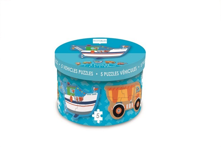 Scratch, Pierwsze Puzzle Pojazdy