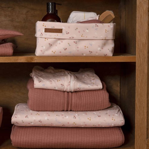 Little dutch, Lekki śpiworek bawełniany 90 cm Little Pink Flowers TOG 0,4